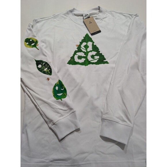 Nike ACG Long Sleeve Ants T-Shirt Summit White HJ0802-121 Men's Size Medium NWT - Picture 3 of 9